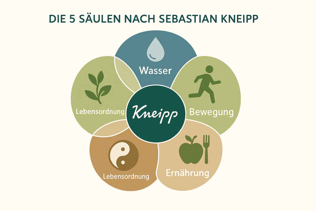 Die 5 Säulen nach Sebastian Kneipp